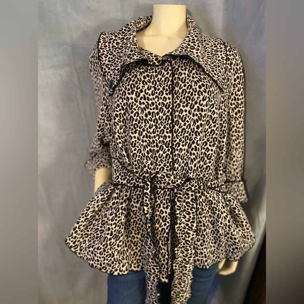 Sarah Spencer Leopard Print Jacket
